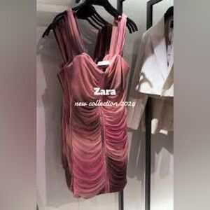 Zara spring collection dress with zipper